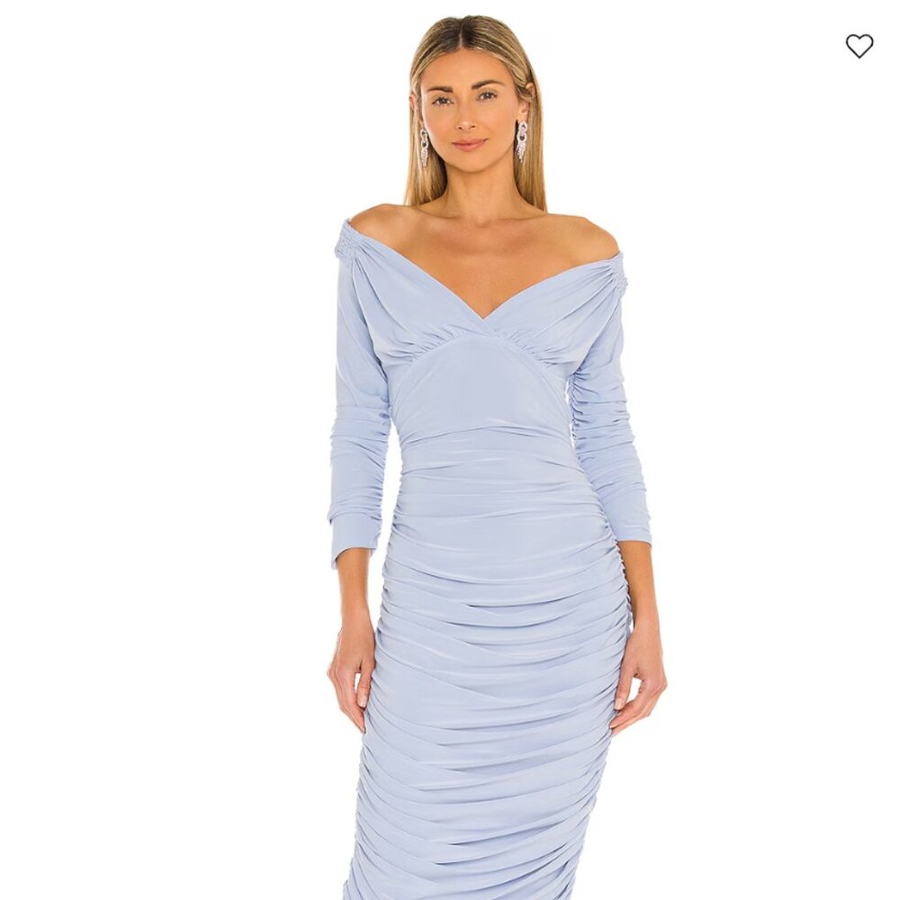Norma Kamali x REVOLVE Tara Dress - Blue